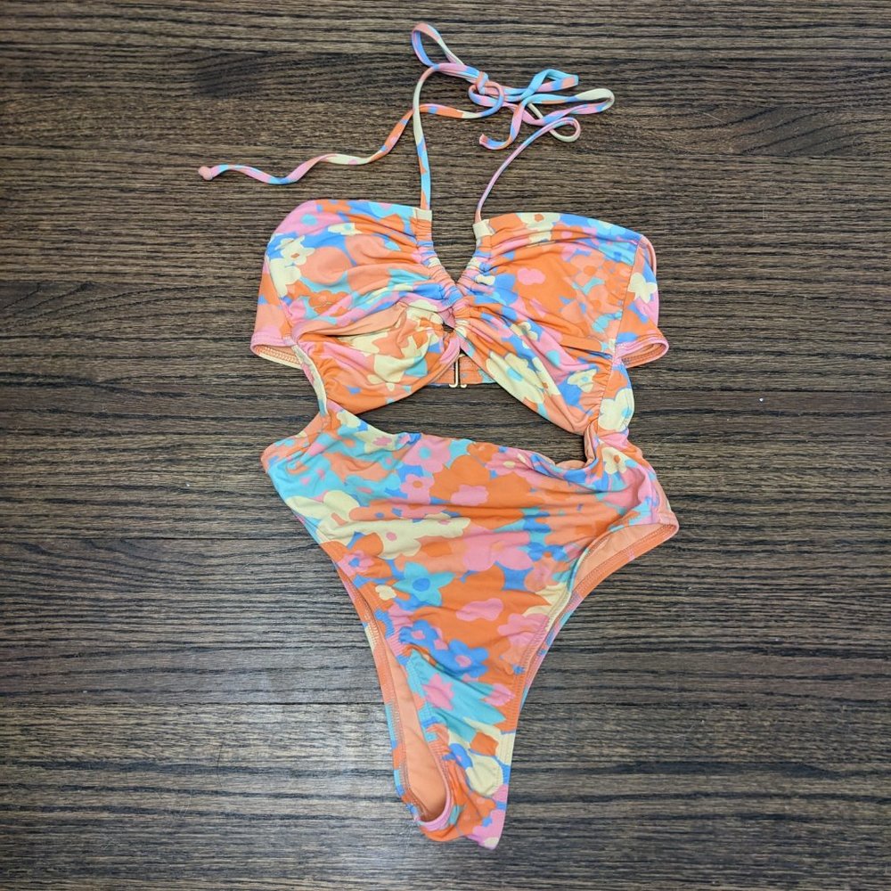 Billabong Coast Is Clear Floral One-Piece Swimsuit - Picture 6 of 9